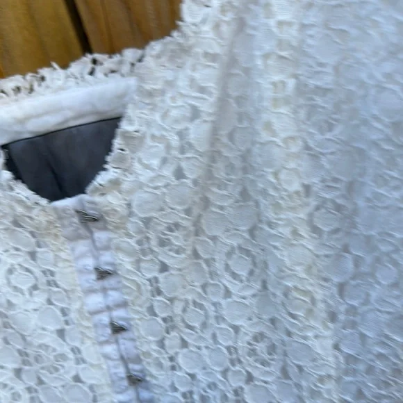 Reformation White Lace Sleeveless Dress - Picture 5 of 8